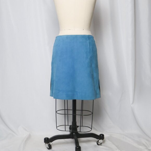 Loewe FW15 Runway Geometric Suede Skirt - Picture 5 of 13